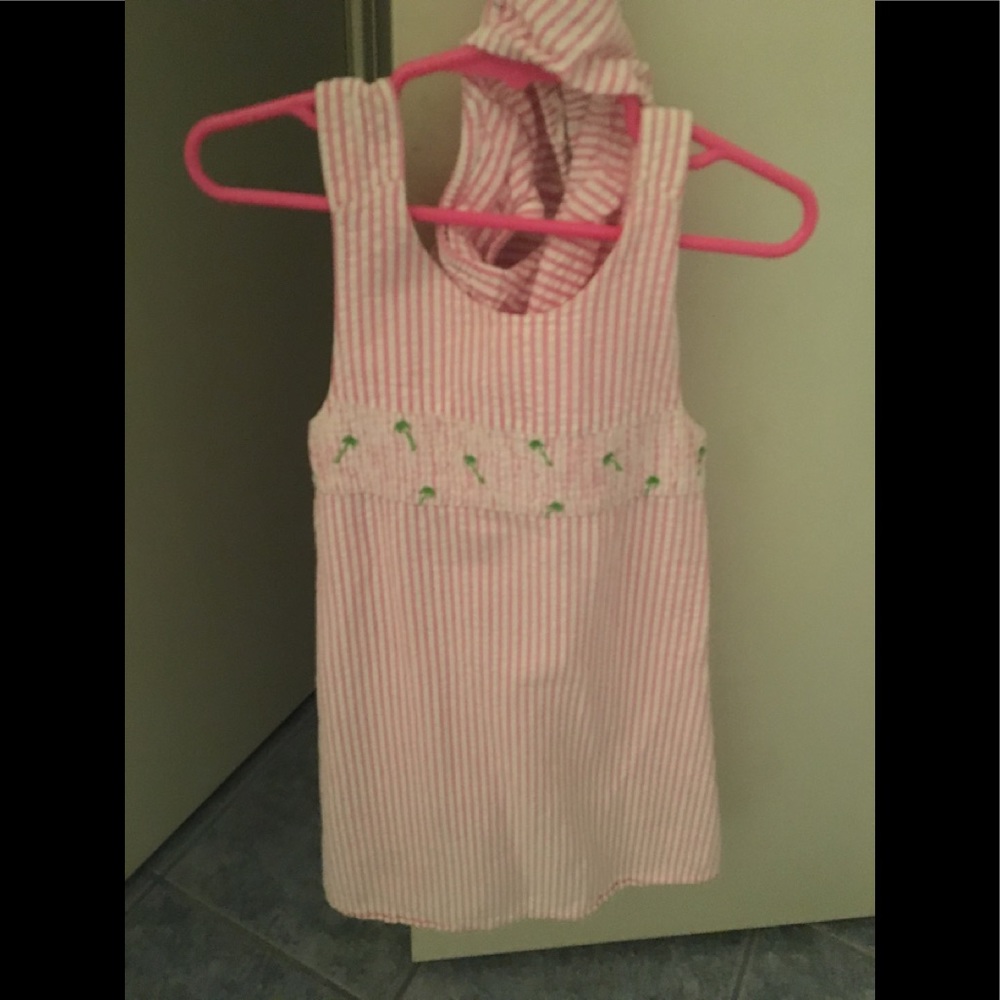 Girls Toddler GAP seersucker dress with panties